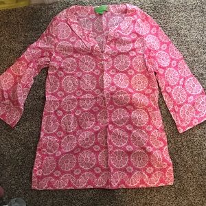 Pink tunic shirt